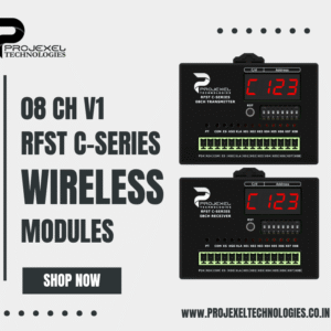 RFST C-Series Wireless Remote I/O Module 08CH V1 (Potential Free Tx & Rx)
